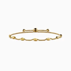 Effy Jewelry 14K Yellow Gold Wheat Bolo Chain Bracelet | Bracelets