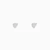 Effy Jewelry 14 Karat White Gold Diamond Stud Earrings with 0.40TCW Round Diamonds | Earrings