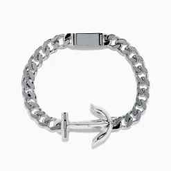 Effy Jewelry Men's 925 Sterling Silver Anchor Bracelet | Mens