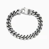 BH Multi Men's 925 Sterling Silver Chain Link Bracelet | Mens
