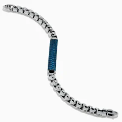 Effy Jewelry Men's 925 Sterling Silver London Blue Topaz Bracelet | Mens