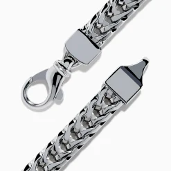 Effy Jewelry Men's 925 Sterling Silver Onyx and Black Diamond Bracelet | Mens