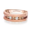 Effy Jewelry Men's 14K Rose Gold Espresso and White Diamond Ring, 0.49 TCW | Mens