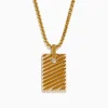 Effy Jewelry Men's 14K Yellow Gold Diamond Pendant | Mens