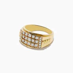 Effy Jewelry Men's 14K Yellow Gold Diamond Ring | Mens