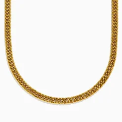 Effy Jewelry Men's 14K Yellow Gold Hollow Cuban Chain Necklace - 26'' | Mens