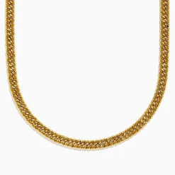 Effy Jewelry Men's 14K Yellow Gold Hollow Cuban Chain Necklace - 24' | Mens