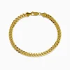 Effy Jewelry Men's 14K Yellow Gold Hollow Curb Chain Link Bracelet 8 3/4" | Mens