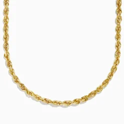 Effy Jewelry Men's 14K Yellow Gold Rope 26" Chain | Mens