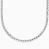 BH MULTI Men's Sterling Silver 21" Box Chain Necklace | Mens