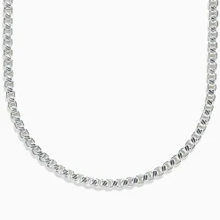 BH MULTI Men's Sterling Silver 21" Box Chain Necklace | Mens