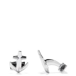 Effy Jewelry Men's Sterling Silver Anchor Cufflinks | Mens