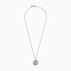 Effy Jewelry Men's Sterling Silver and 18K Rose Gold Plated Anchor Pendant | Mens