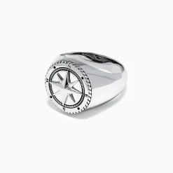 Effy Jewelry Men's Sterling Silver Compass Ring | Mens