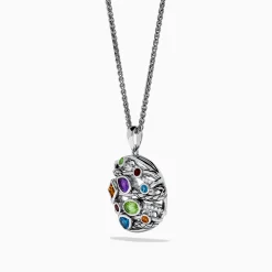 Effy Jewelry Mosaic 925 Sterling Silver Diamond | Necklaces & Pendants