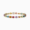Effy Jewelry Mosaic 14K Yellow Gold Multi Color Gemstone Bracelet | Bracelets