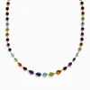 Effy Jewelry Mosaic 14K Yellow Gold Multi Gemstone Necklace | Necklaces & Pendants