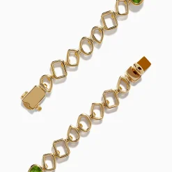 Effy Jewelry Mosaic 14K Yellow Gold Multi Gemstone Tennis Bracelet 11.70 TCW | Bracelets