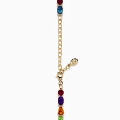 Effy Jewelry Mosaic 14K Yellow Gold Multi Color Gemstone and Diamond Necklace | Necklaces & Pendants