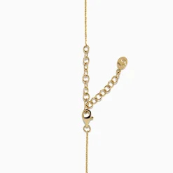 Effy Jewelry Mosaic 14K Yellow Gold Multi Color Gemstone and Diamond Collar Bone Bar Necklace | Necklaces & Pendants
