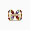 Effy Jewelry Mosaic 14K Yellow Gold Semi Precious and Diamond Ring | Rings