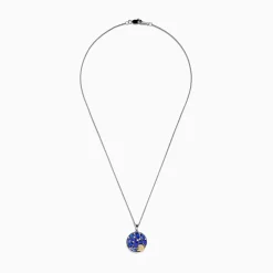 Effy Jewelry Nahla 925 Silver and 18K Yellow Gold Tanzanite and Diamond Seashell Pendant | Necklaces & Pendants