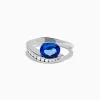 Effy Jewelry Nahla 14K White Gold Floating Tanzanite and Diamond Ring | Rings
