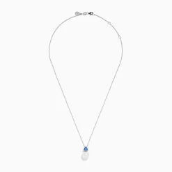 Effy Jewelry Nahla 14K White Gold Fresh Water Pearl and Tanzanite Pendant | Necklaces & Pendants