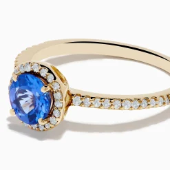 Effy Jewelry Nahla 14K Yellow Gold Tanzanite and Diamond Ring | Rings