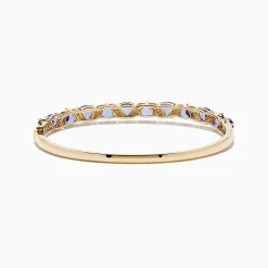 Effy Jewelry Nahla 14K Yellow Gold Tanzanite and Diamond Bangle | Bracelets