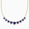 Effy Jewelry Nahla 14K Yellow Gold Trillion Tanzanite and Diamond Necklace | Necklaces & Pendants