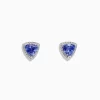 Effy Jewelry Nahla Siri 14K Gold Tanzanite u0026 Diamond Stud Earrings, 2.34 TCW | Earrings