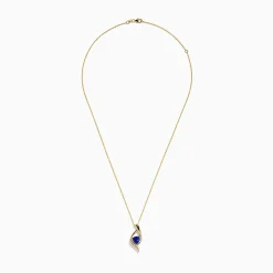 BH Multi Nahla Siri 14K Gold Tanzanite and Diamond Pendant, 1.46 TCW | Necklaces & Pendants