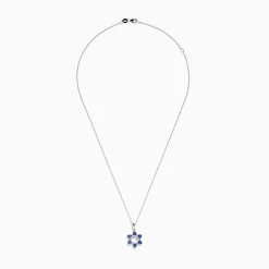 BH Multi Nahla Siri 14k Gold Tanzanite and Diamond Star of David Pendant | Necklaces & Pendants