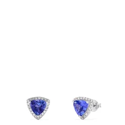 Effy Jewelry Nahla Siri 14K Gold Tanzanite u0026 Diamond Stud Earrings, 2.34 TCW | Earrings