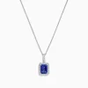 Effy Jewelry Nahla Siri 14K White Gold Tanzanite and Diamond Pendant, 1.56 TCW | Necklaces & Pendants