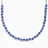 Effy Jewelry Nahla Siri 14K White Gold Trillion Cut Tanzanite and Diamond Necklace | Necklaces & Pendants