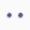 Effy Jewelry Nahla Siri 14K White Gold Tanzanite and Diamond Stud Earrings, 1.04 TCW | Earrings