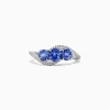 BH Multi Nahla Siri 14K White Gold Tanzanite and Diamond Ring, 1.63 TCW | Rings