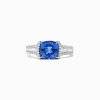 BH Multi Nahla Siri 14K White Gold Tanzanite and Diamond Ring, 2.18 TCW | Rings
