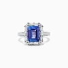 BH Multi Nahla Siri 14K White Gold Tanzanite and Diamond Ring, 5.03 TCW | Rings
