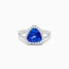 BH Multi Nahla Siri 14K White Gold Tanzanite and Diamond Ring | Rings