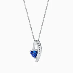 Effy Jewelry Nahla Siri 14K White Gold Tanzanite u0026 Diamond Pendant, 1.73 TCW | Necklaces & Pendants