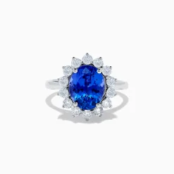 Effy Jewelry Nahla Siri 14K White Gold Tanzanite and Diamond Ring | Rings