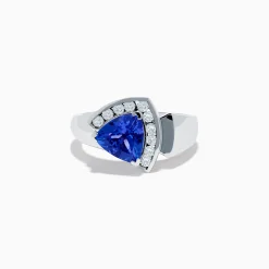 Effy Jewelry Nahla Siri 14K White Gold Tanzanite and Diamond Ring | Rings