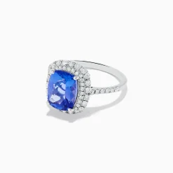BH Multi Nahla Siri 14K White Gold Tanzanite and Diamond Ring | Rings