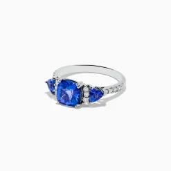 Effy Jewelry Nahla Siri 14K White Gold Tanzanite and Diamond Ring | Rings