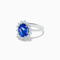Effy Jewelry Nahla Siri 14K White Gold Tanzanite and Diamond Ring | Rings