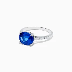 Effy Jewelry Nahla Siri 14K White Gold Tanzanite and Diamond Ring | Rings