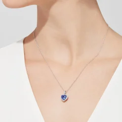 Effy Jewelry Nahla Siri 14K White Gold Tanzanite and Diamond Heart Pendant, 2.32 TCW | Necklaces & Pendants